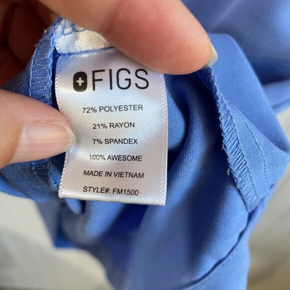 FIGS Shirt Womens Small Technical Collection Uniform Form Scrub Three Pockets - Picture 5 of 9